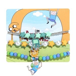 Adventure Time‎ Trio Beaded Bracelet Set Hot Topic